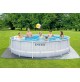 Piscina fuori terra rotonda Intex 26746 Frame Chevron cm 488 x 122 pompa